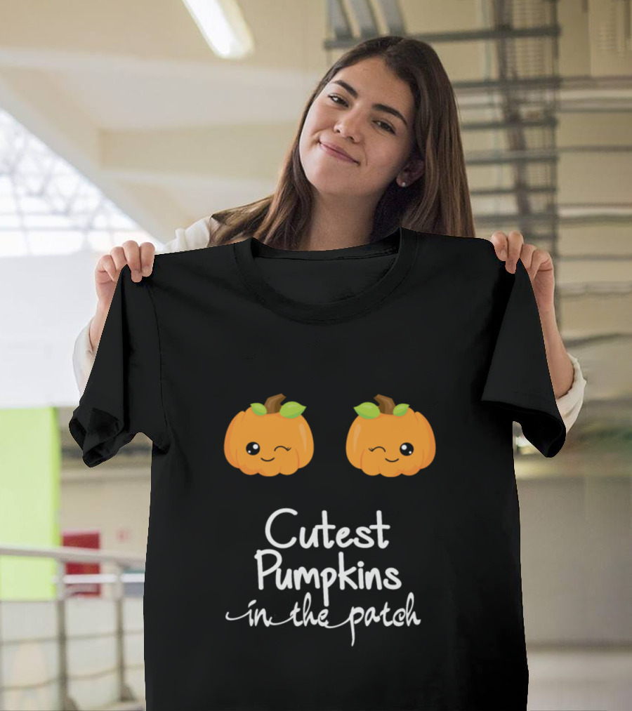 Cutest Pumpkins in the Patch Halloween Booby T-Shirt