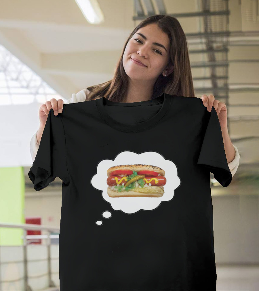 Chicago Hot Dog Thought Bubble Classic T-Shirt