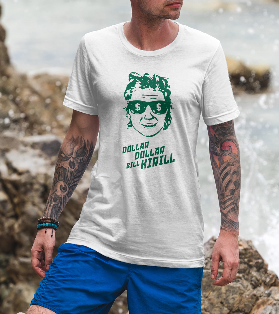 Dollar Dollar Bill Kirill Sunglasses Icon With Dollar Signs T-Shirt