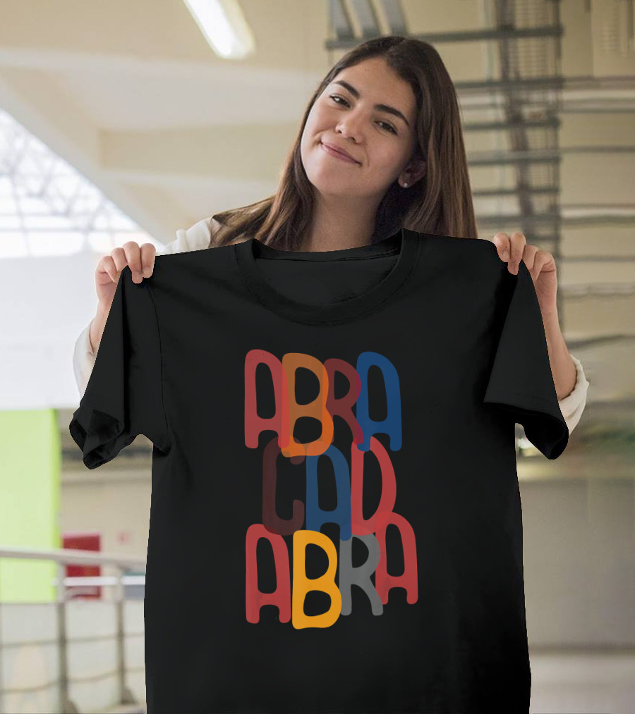 Abracadabra Future Magic Illusion Text T-Shirt