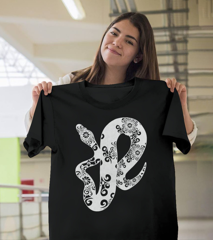 Boho Paisley Spiral Ball Python T-Shirt