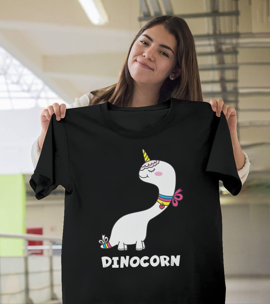 Dinocorn Dinosaur Unicorn Dino Cute Fantasy Creature T-Shirt