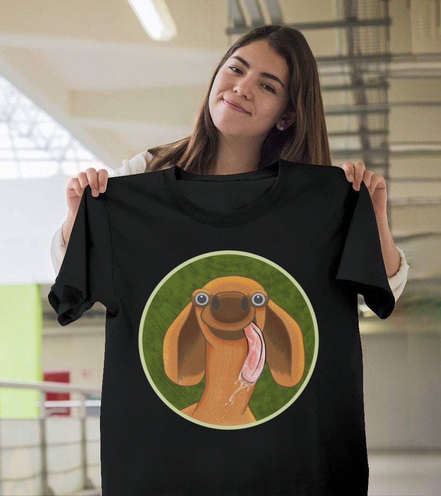 You Got Slopper All Over My Heart Cute Dog T-Shirt