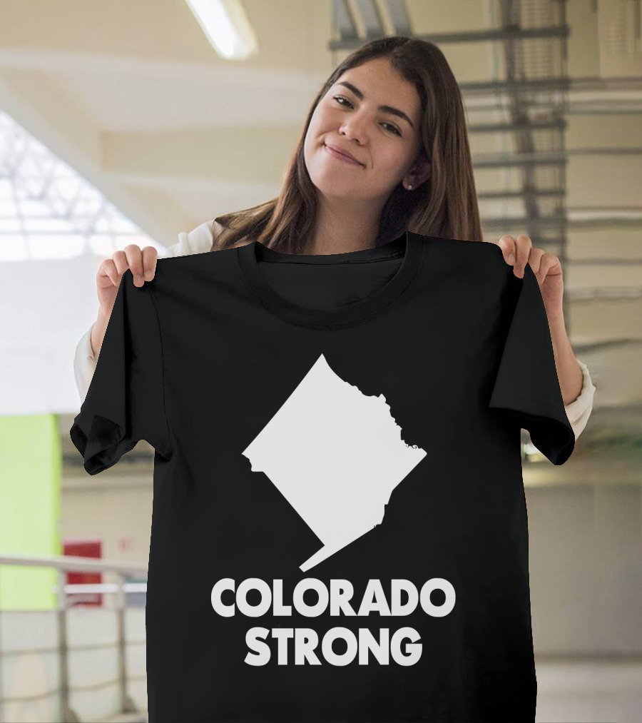 COLORADO STRONG DC STATE OUTLINE T-Shirt