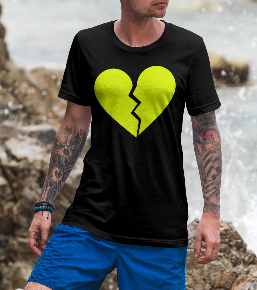Marcus Lemonis Broken Heart Yellow Iconic T-Shirt