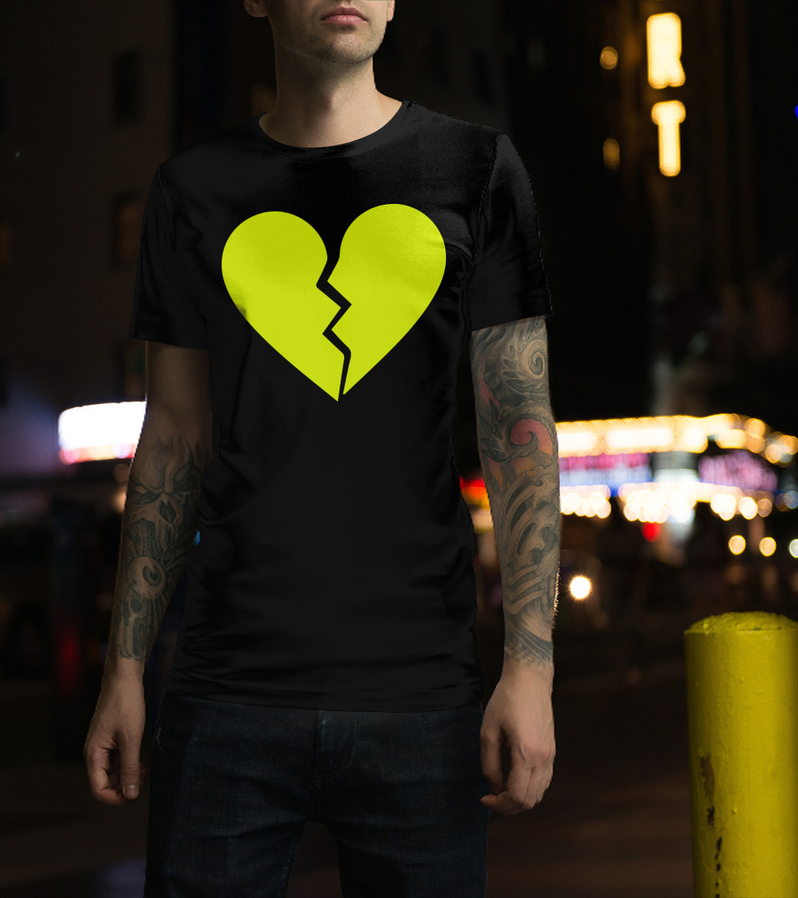 Marcus Lemonis Broken Heart Yellow Iconic T-Shirt