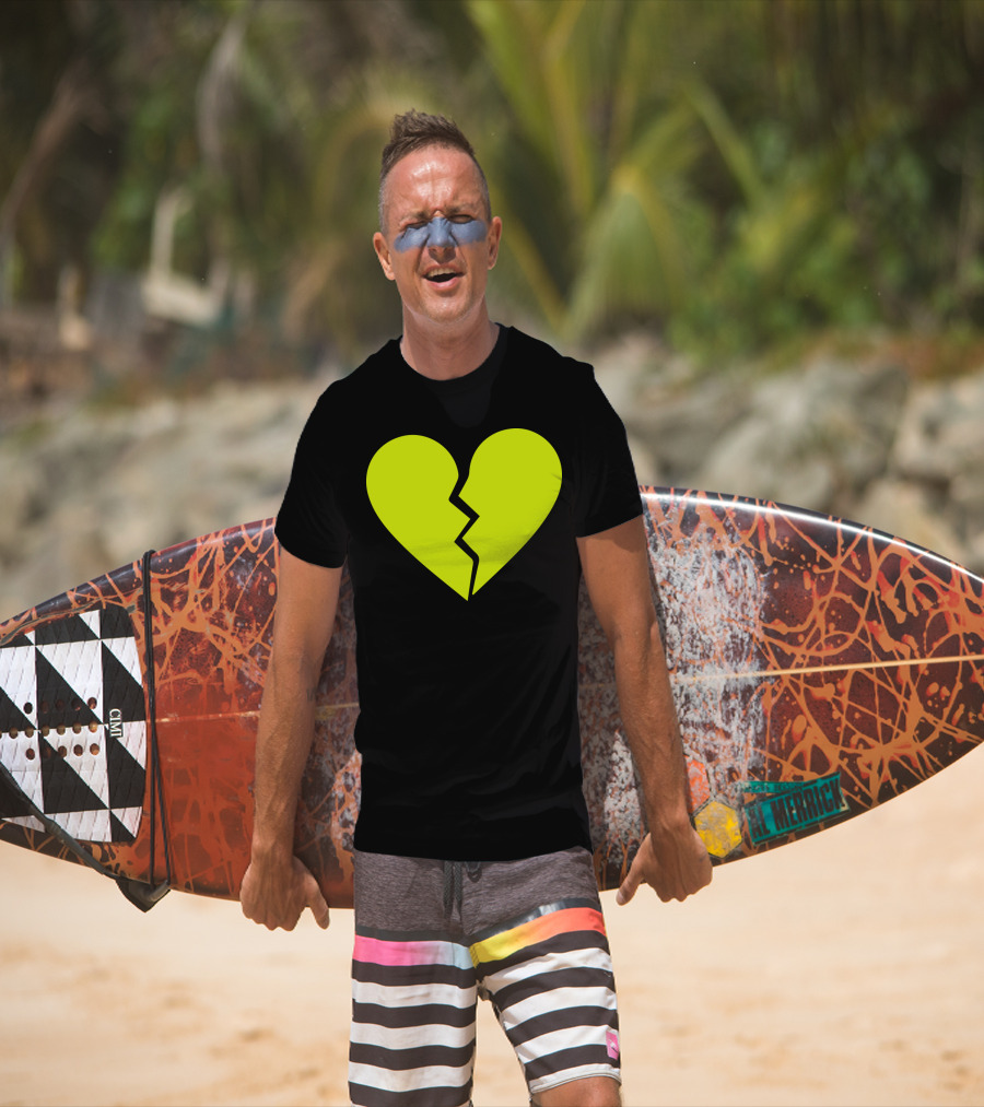 Marcus Lemonis Broken Heart Yellow Iconic T-Shirt