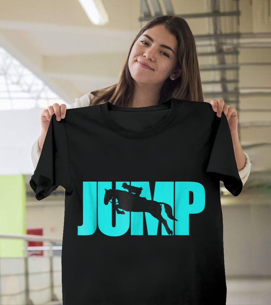 Jump Horseback Riding Eventing Horse Jumping T-Shirt