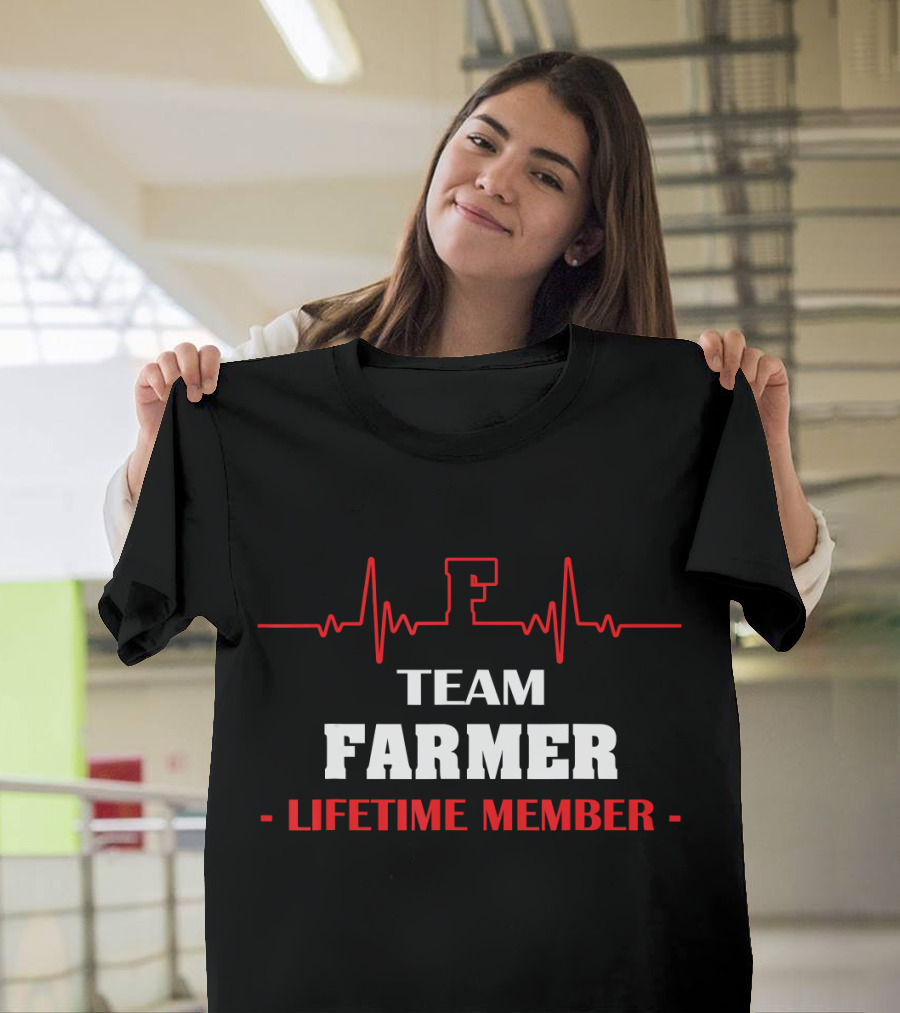 TEAM FARMER LIFETIME MEMBER FAMILY HEARTBEAT T-Shirt