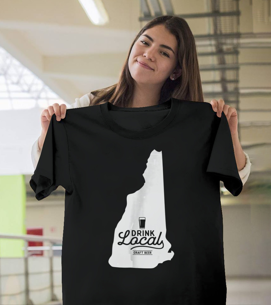 Drink Local Craft Beer New Hampshire T-Shirt