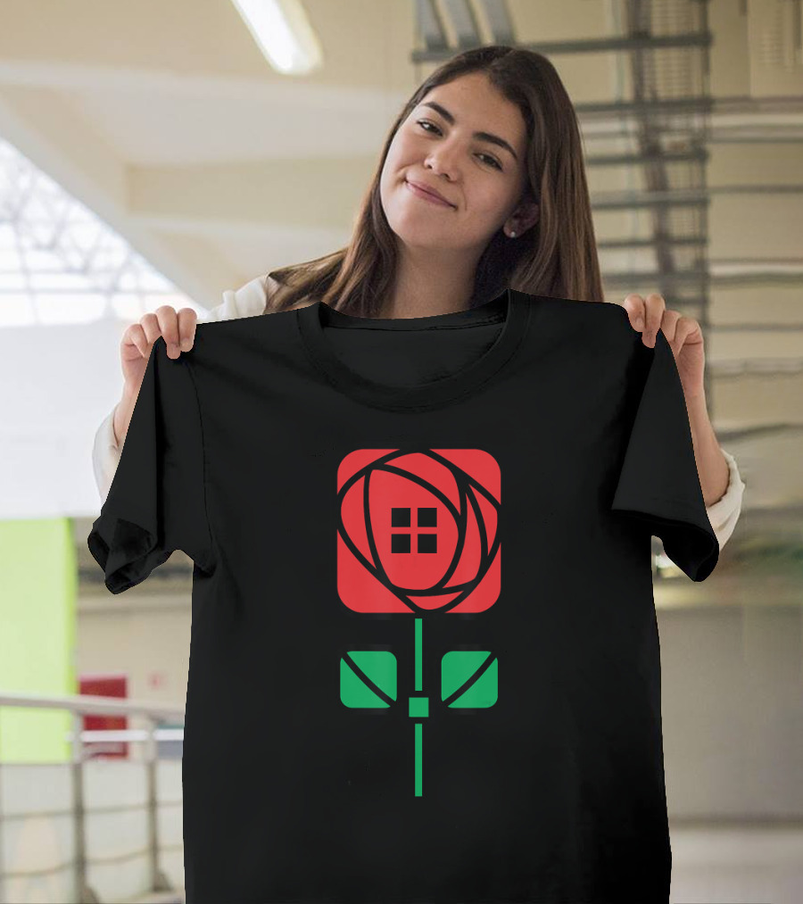 Charles Rennie Mackintosh Rose Motif T-Shirt