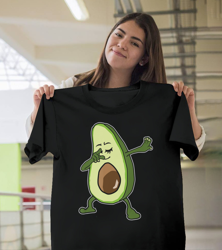 Dabbing Avocado Dab Dance Pose Iconic Fruit T-Shirt