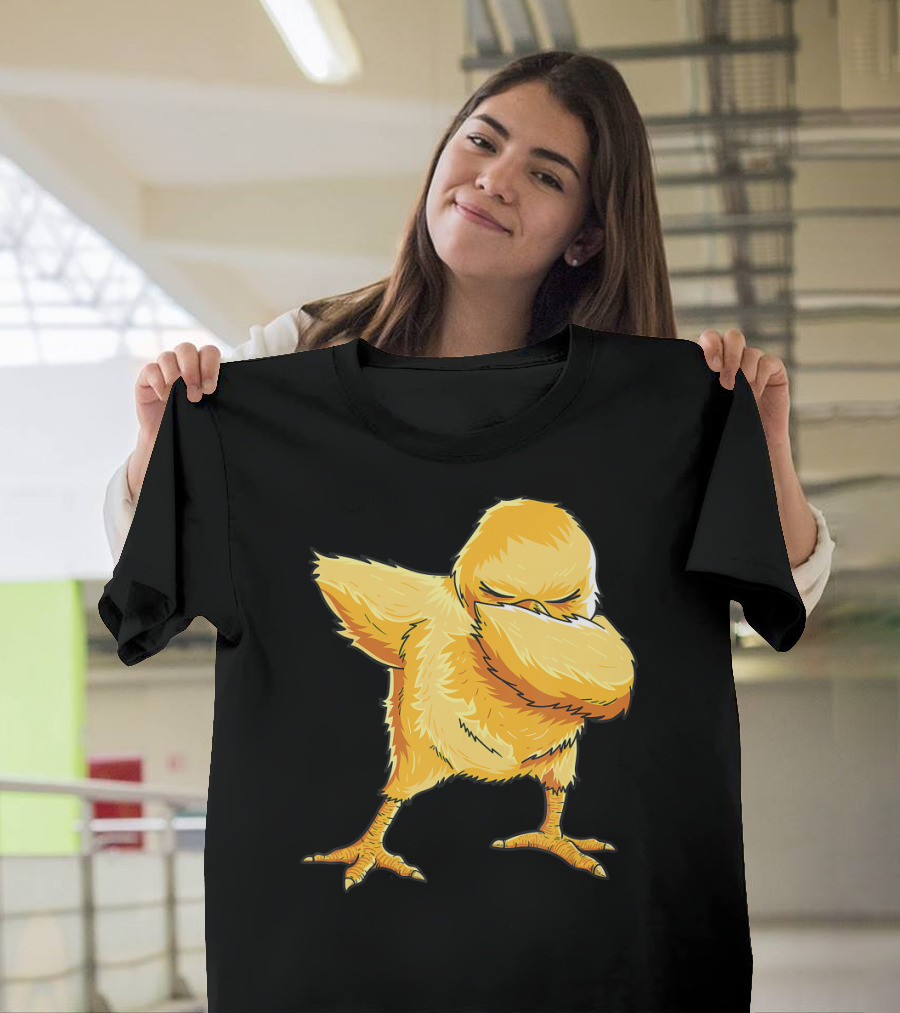 Dabbing Chick Funny Dancing Chick Dab Dance Poultry Humor T-Shirt