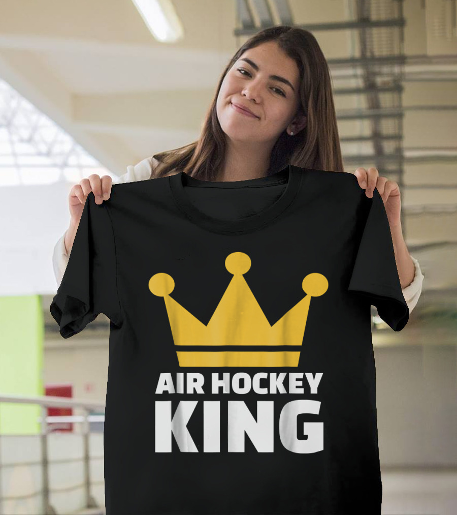 Air Hockey King Crown T-Shirt