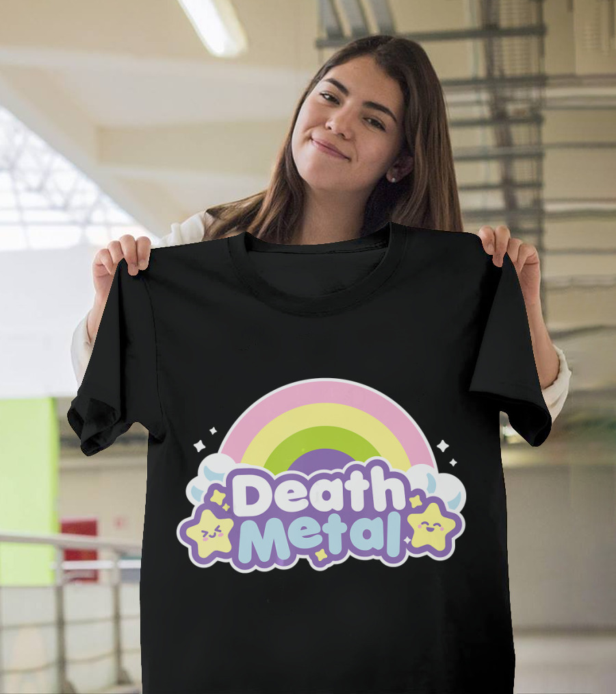 Death Metal Rainbow Halloween T-Shirt