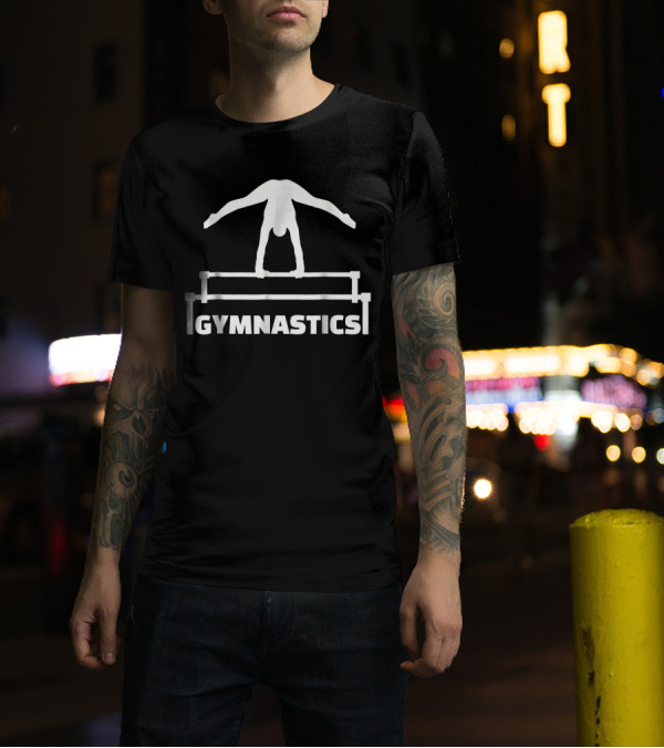 Gymnastics Asymmetrical Bars Handstand T-Shirt