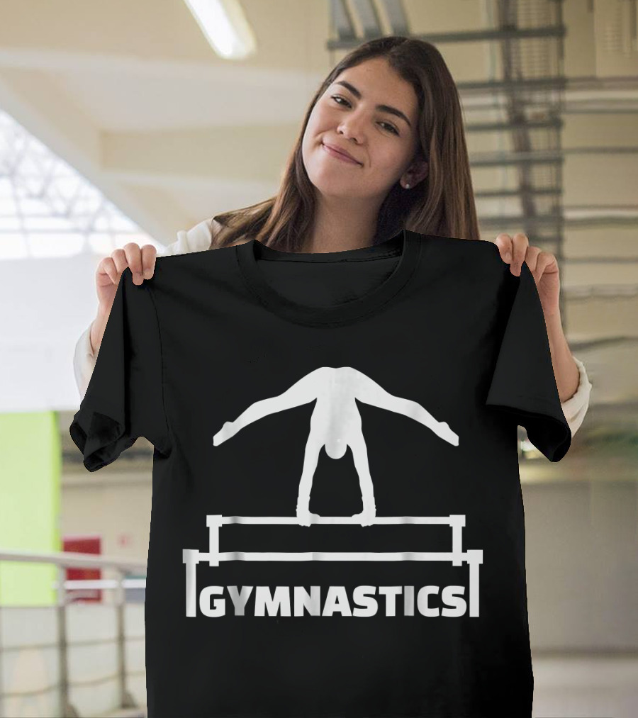 Gymnastics Asymmetrical Bars Handstand T-Shirt