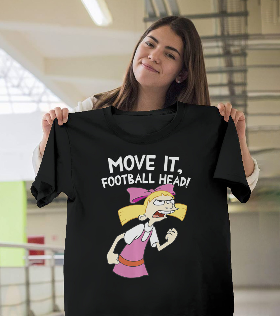 Move It Football Head Helga Hey Arnold T-Shirt