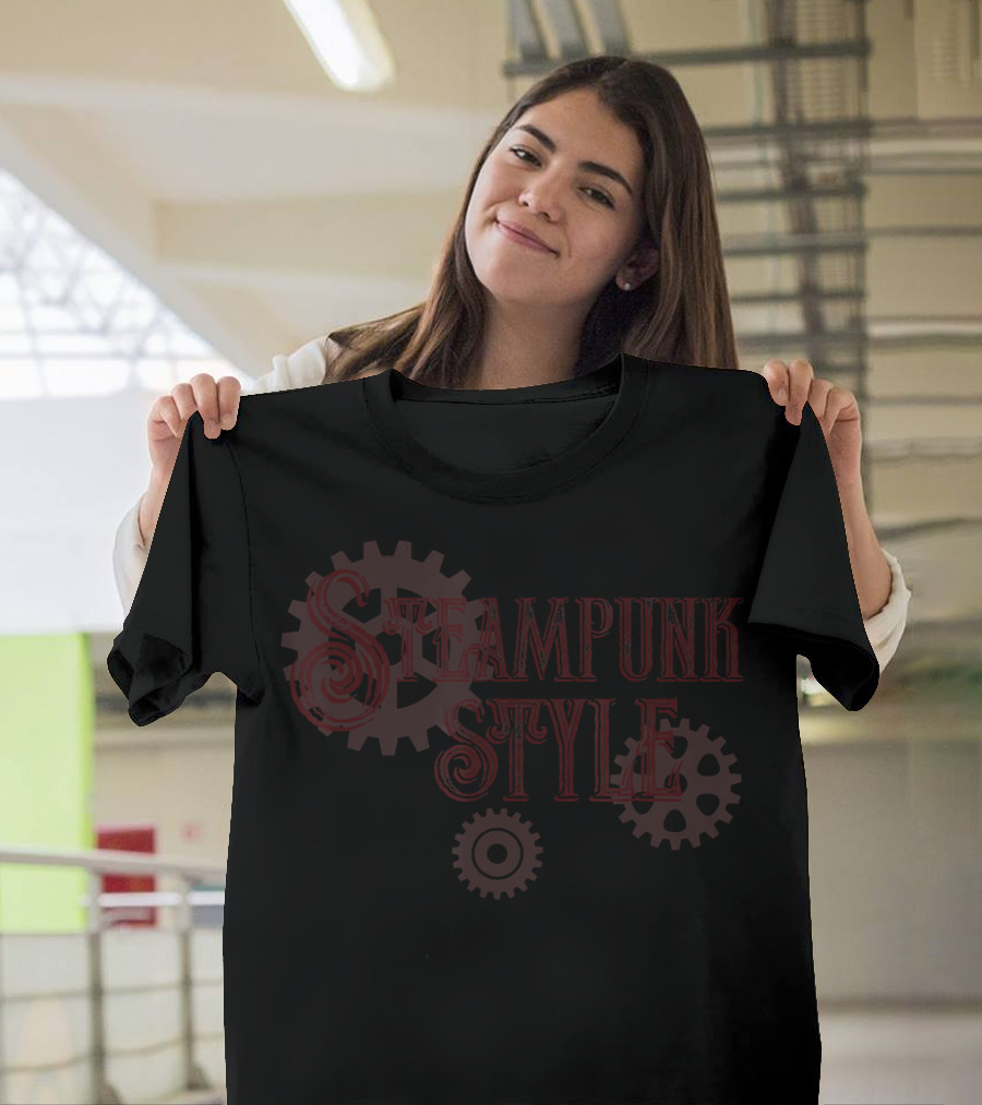 Steampunk Style Victorian Gothic Cosplay Gears T-Shirt