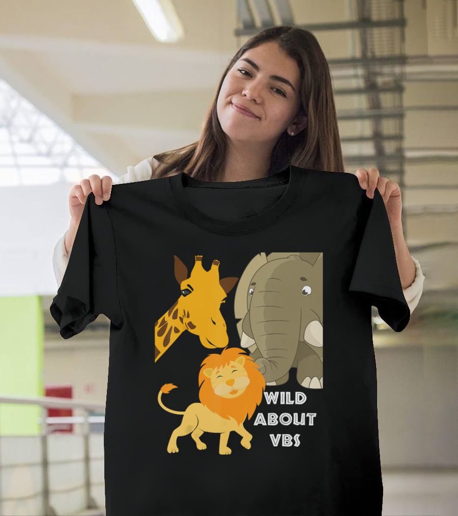 Wild About VBS Lion Giraffe Elephant T-Shirt