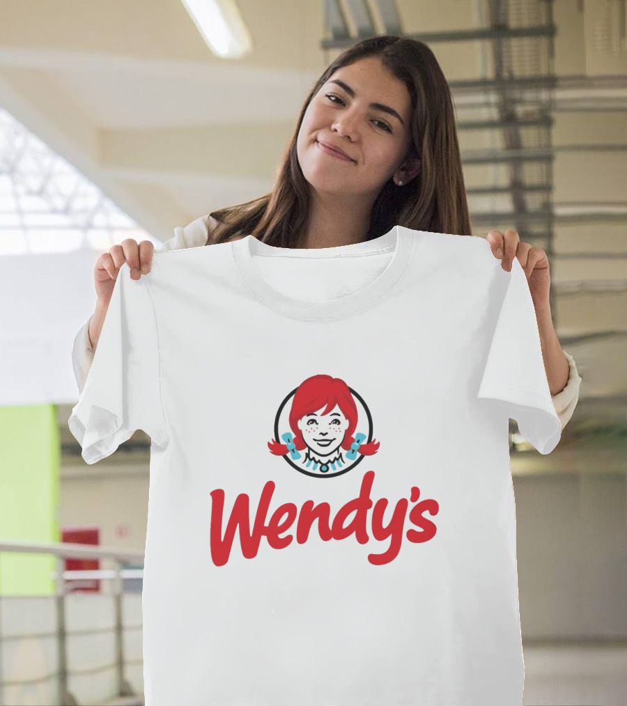 Wendy's Girl In Red T-Shirt