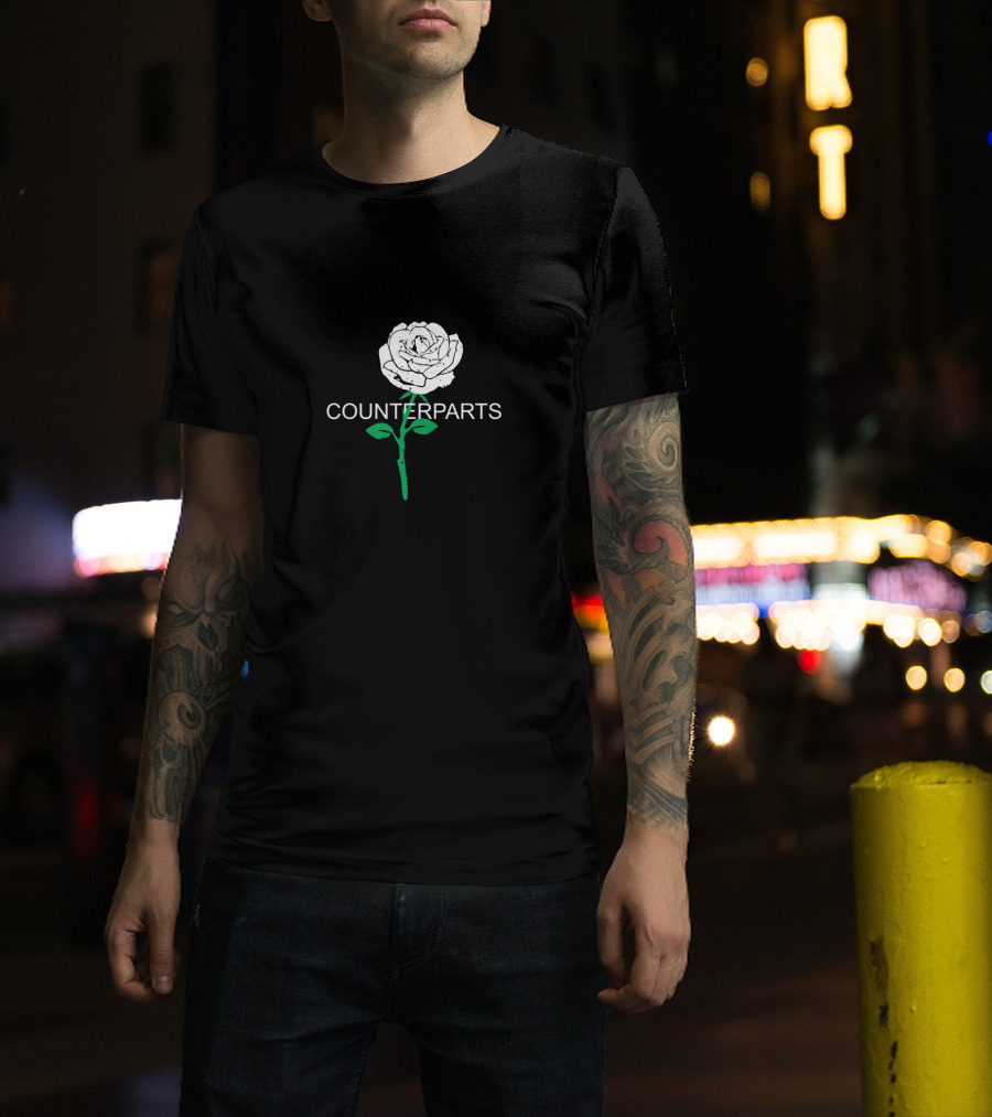 COUNTERPARTS White Rose T-Shirt