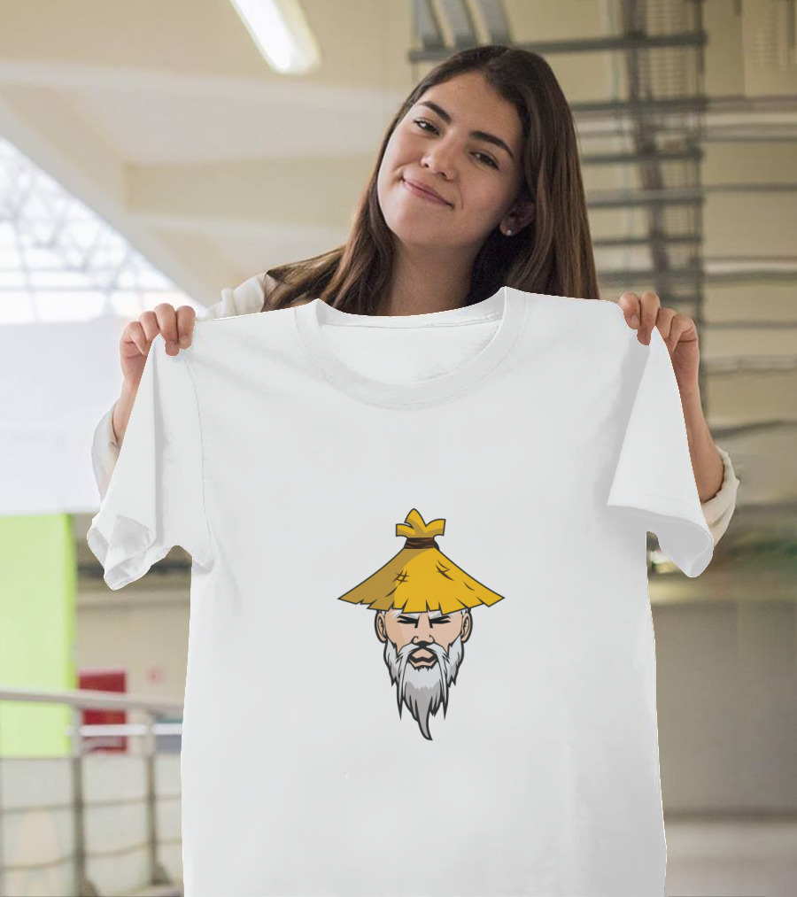 Sesh Head Monk with Straw Hat T-Shirt