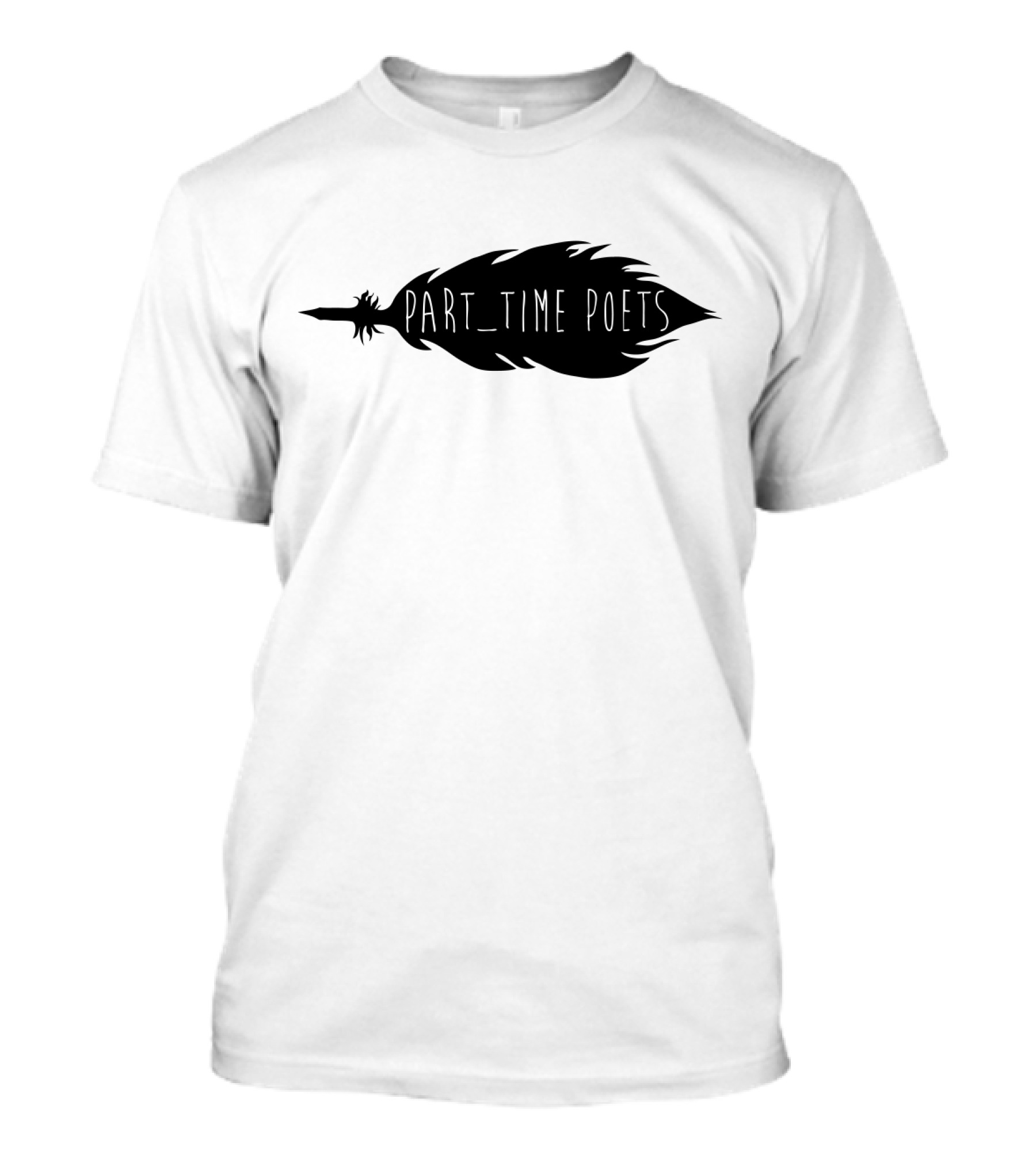 Part Time Poets Feather Quill T-Shirt
