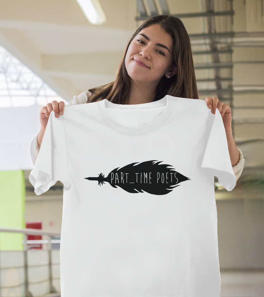 Part Time Poets Feather Quill T-Shirt