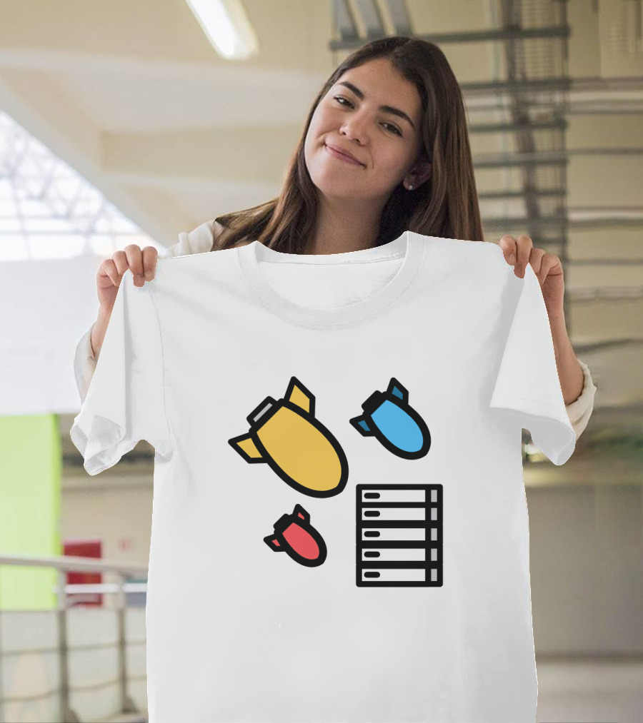 DDOS Attacks Bombarding Server Iconic T-Shirt