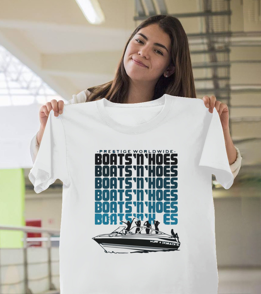 Prestige Worldwide Boats 'N' Hoes Boat T-Shirt