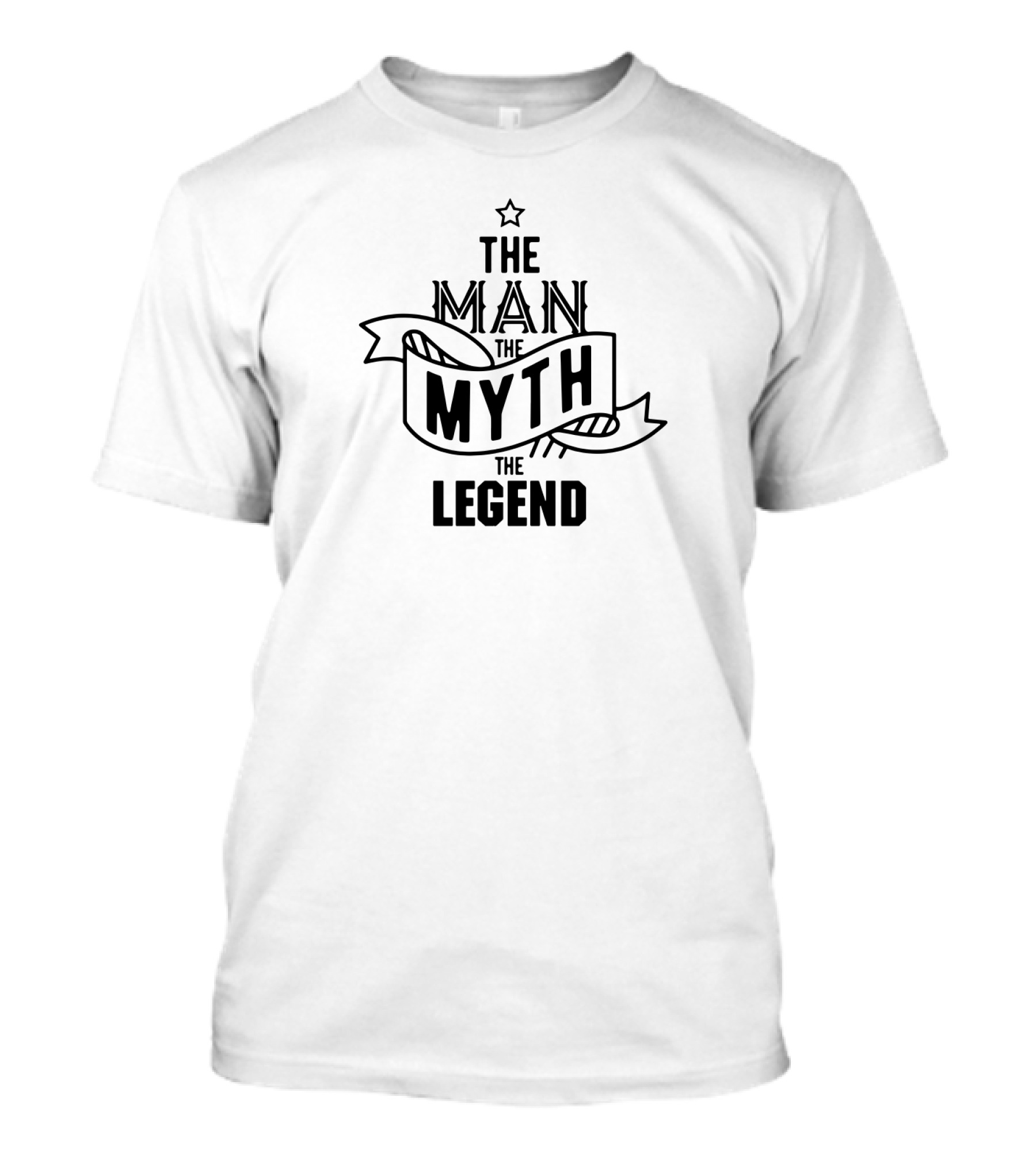 The Man The Myth The Legend Star Banner T-Shirt