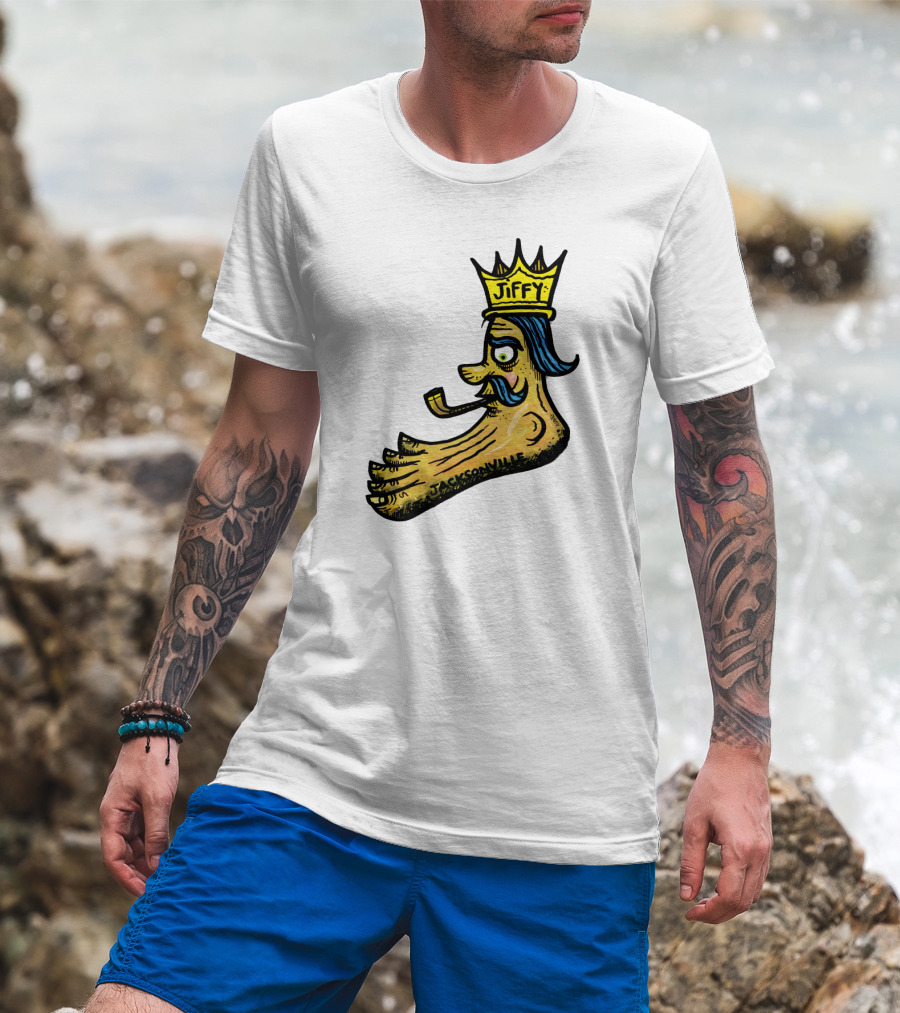 Jiffy J. Jacksonville Crowned Foot With Pipe T-Shirt