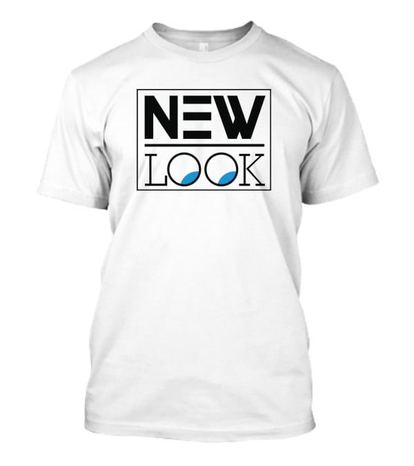 NEW LOOK Text Design With Blue Accents T-Shirt