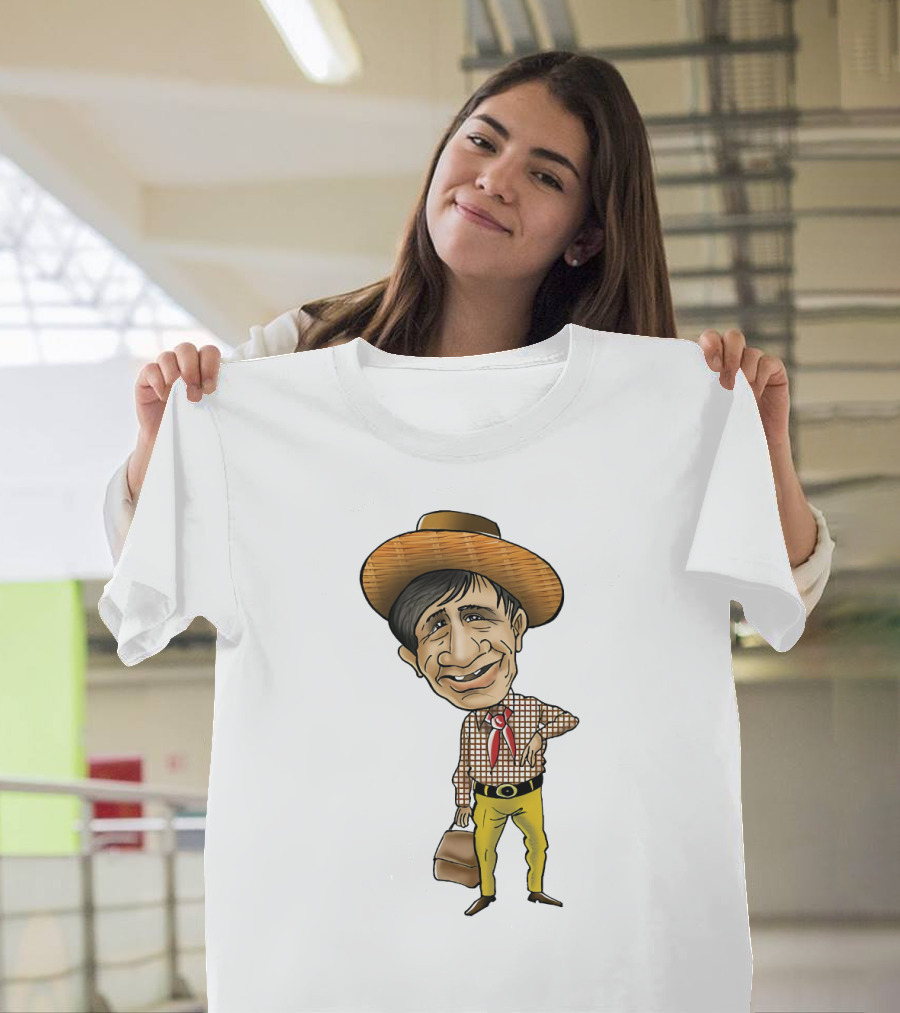 Dev Anand Caricature Cowboy T-Shirt