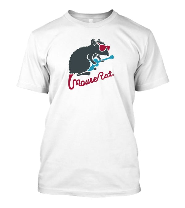 Mouse Rat Sunglasses Guitar T-Shirt