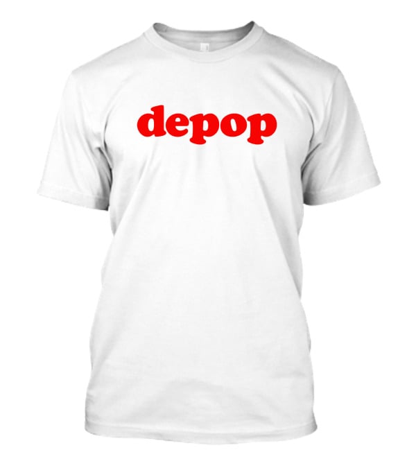 Depop Bold Red T-Shirt