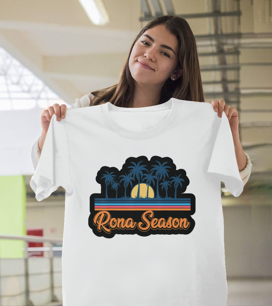 Rona Season Tropical Sunset Palm Trees T-Shirt