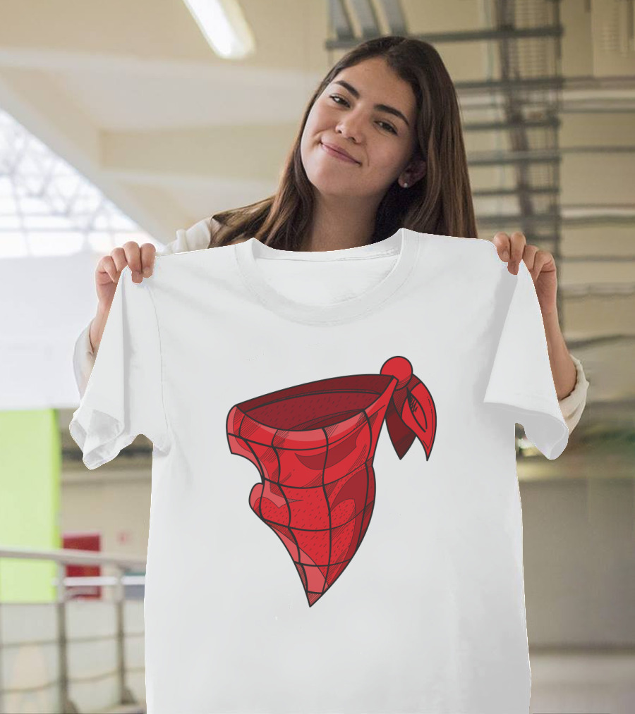 Bandana Paisley Red Scarf T-Shirt