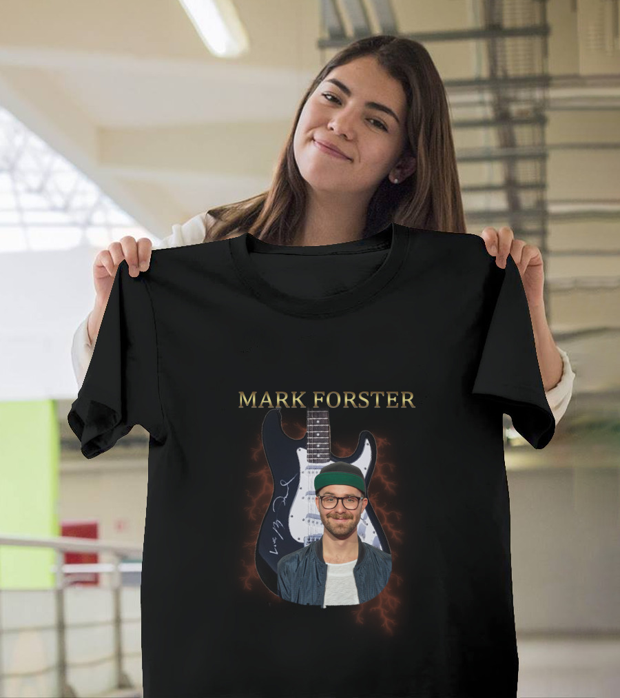 MARK FORSTER Signature Guitar With Lightning T-Shirt