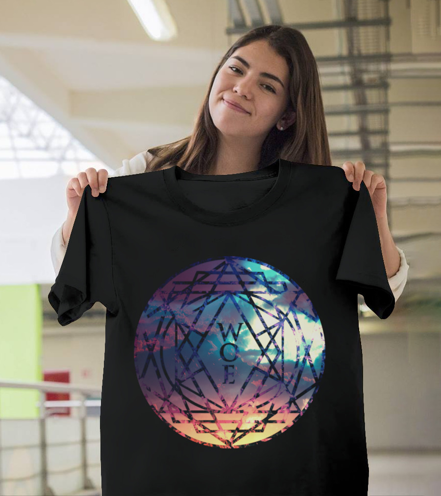 WCF Geometric Sunburst Mandala Sky 14Alchemy T-Shirt