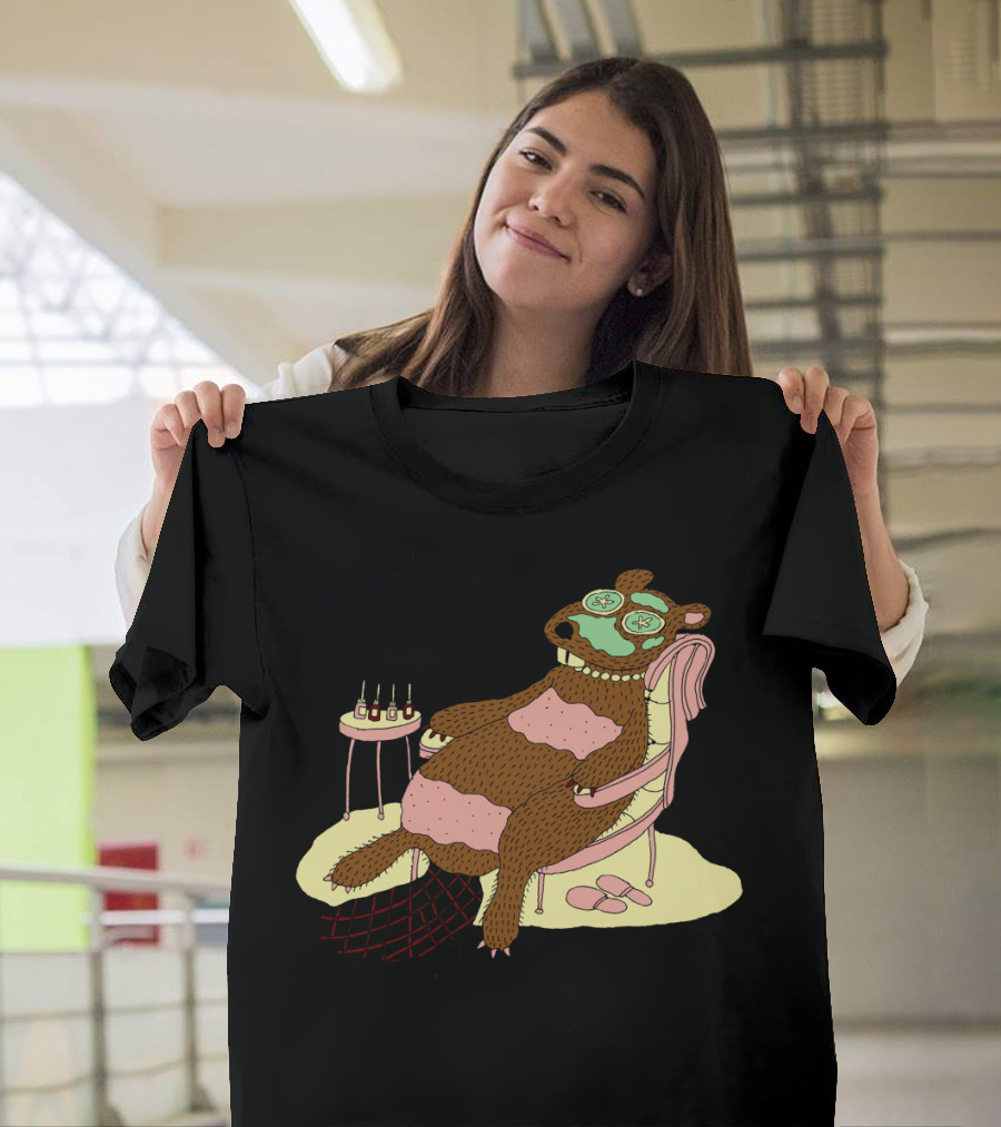 Beaver Wax Relaxation Spa with Face Mask and Pampering T-Shirt