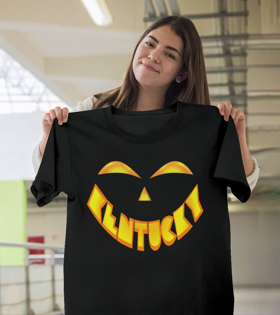 Kentucky Pumpkin Face Jack O' Lantern T-Shirt