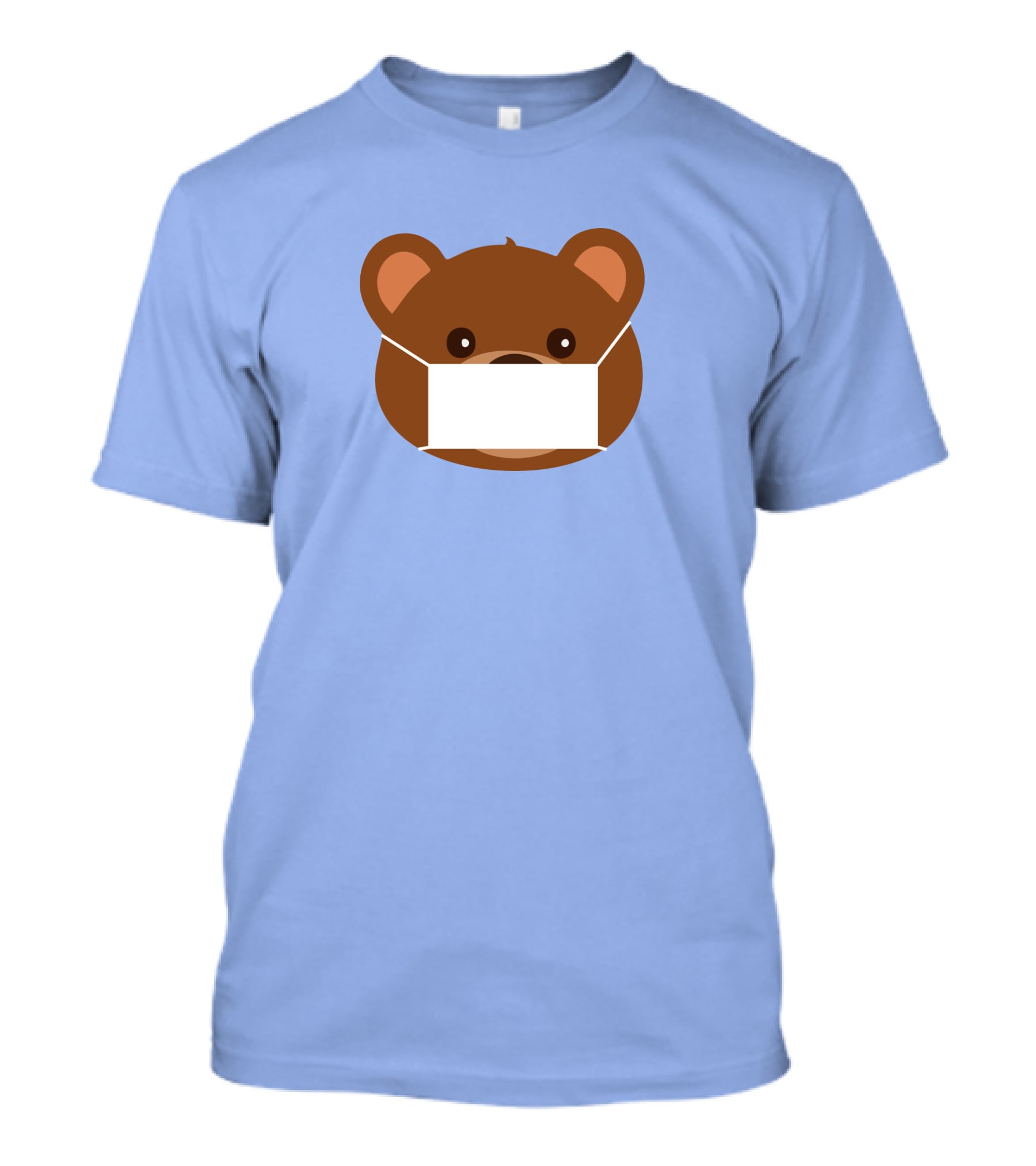 My Bear Cute Masked Teddy Face T-Shirt