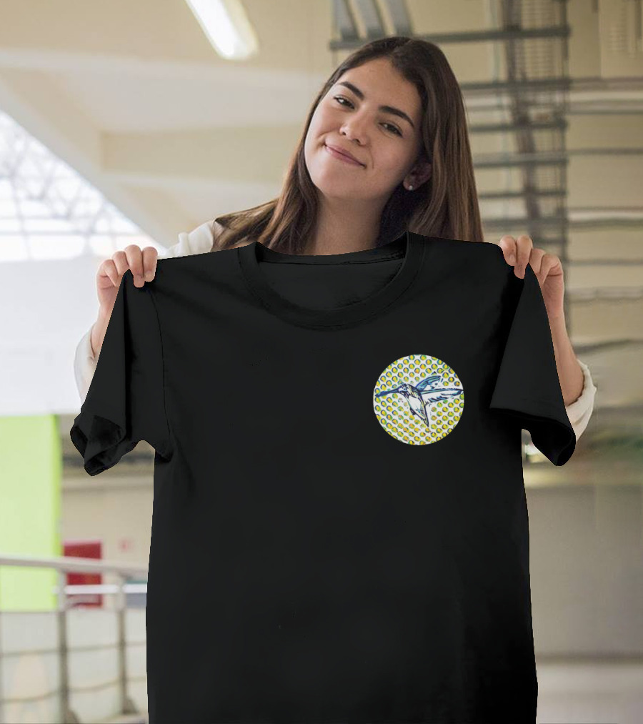 Circle of Humming Birds in Colorful T-Shirt
