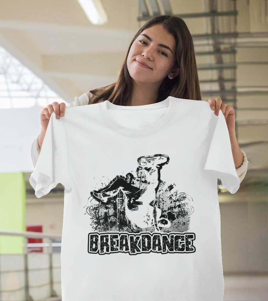 Breakdance Freestyle Humor Stunt Energetic Performer T-Shirt