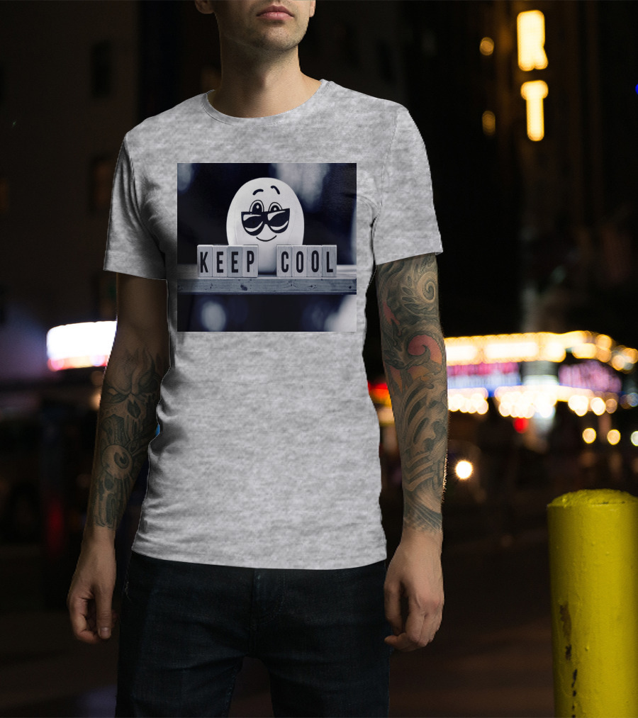 Keep Cool Emoji With Sunglasses T-Shirt