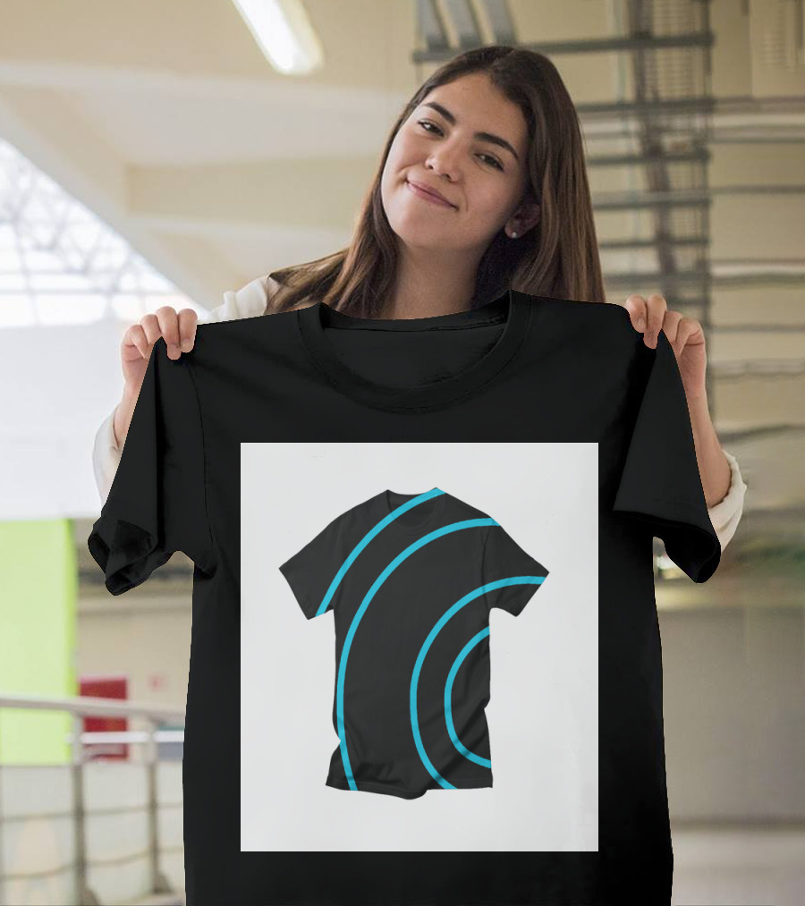 Black and Blue Circles T-Shirt
