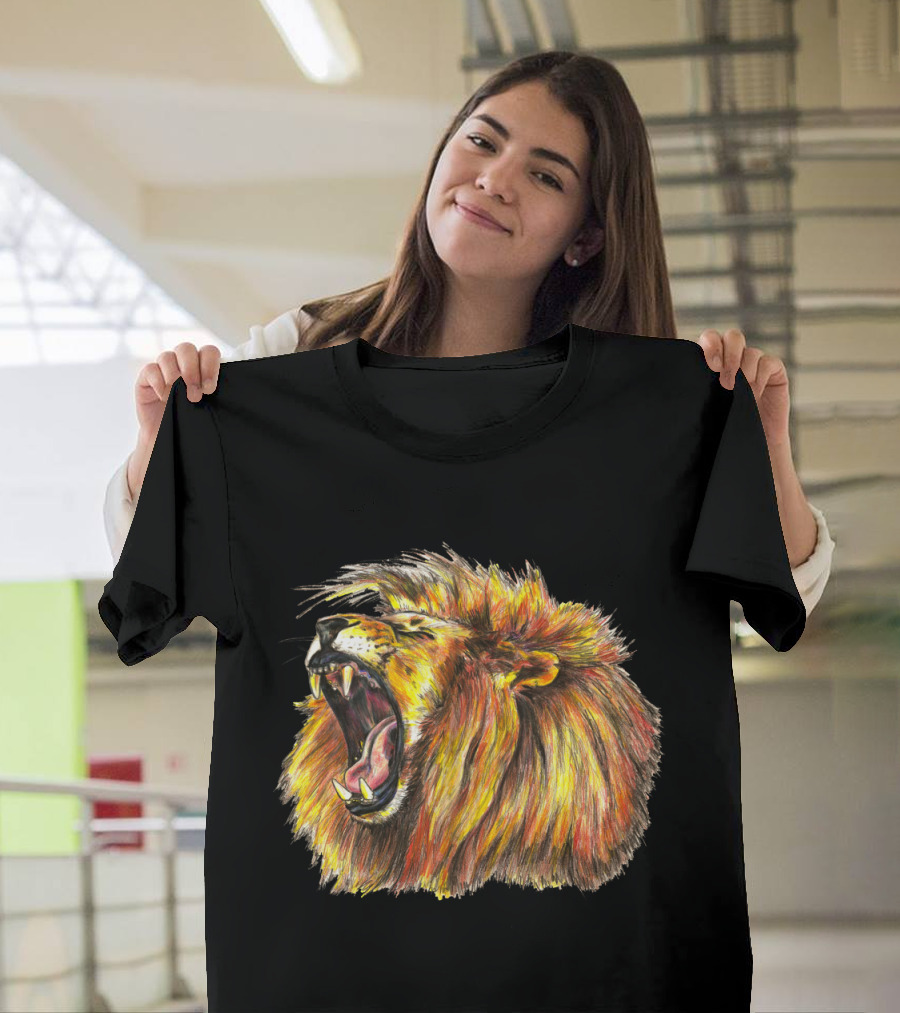 Roaring Lion Iron Bars T-Shirt