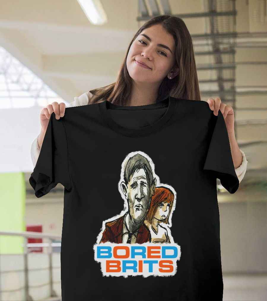 Bored Brits with Somber Expressions Comic T-Shirt